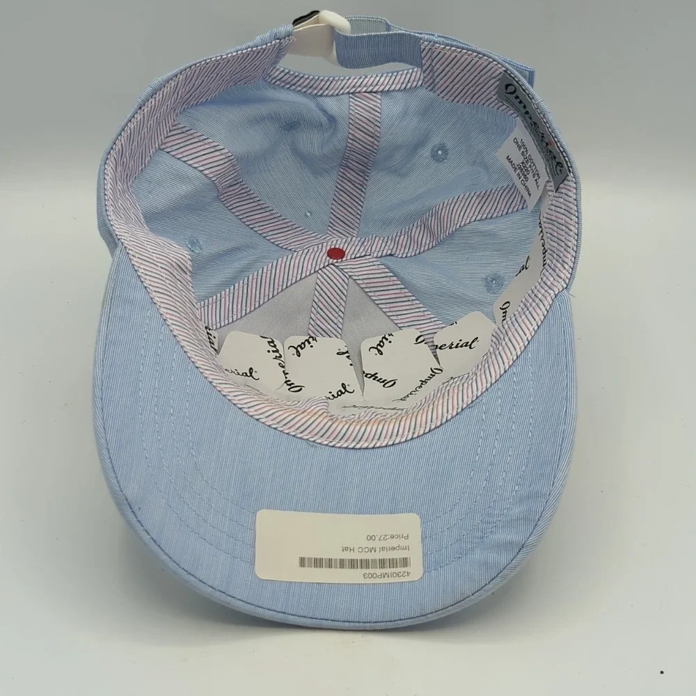 Medinah Country Club Hat Golf Cap Imperial Strapback Blue Adjustable